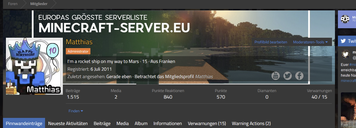Es gibt nun Benutzerprofilbilder, die dein Benutzerprofil verschönern könnern