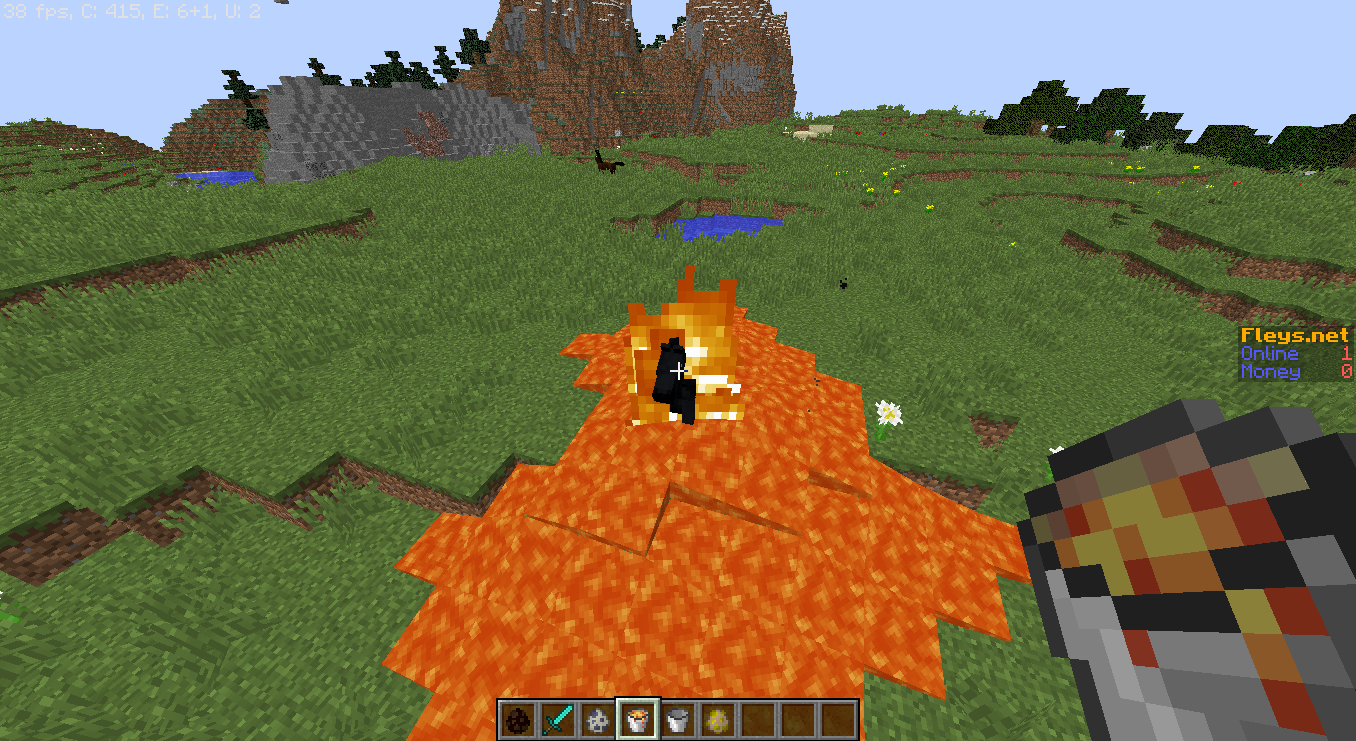 Pferd bekommt in Lava keinen Schaden.png
